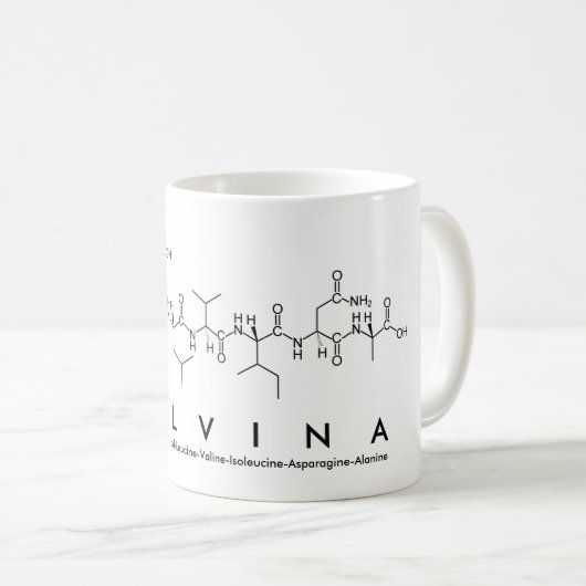 Tasse des Melvina-Peptids (VorderseiteRechts)