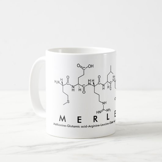 Tasse des Merlene-Peptids (Vorderseite Links)