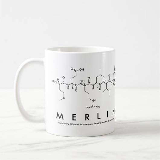 Tasse des Merlin-Peptids (Links)