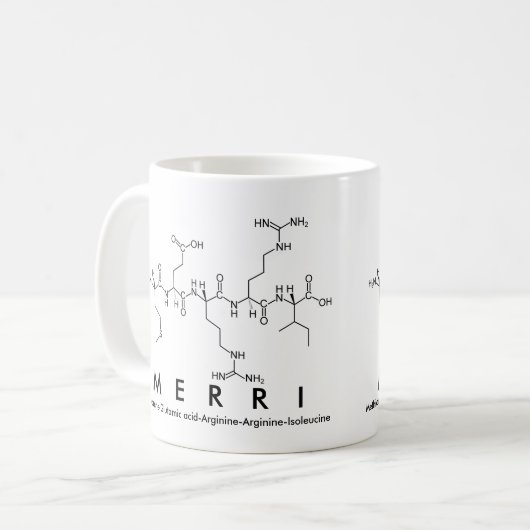 Tasse des Merri-Peptids (Vorderseite Links)