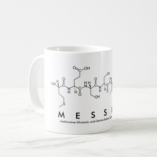 Tasse des Messiah Peptids (Vorderseite Links)