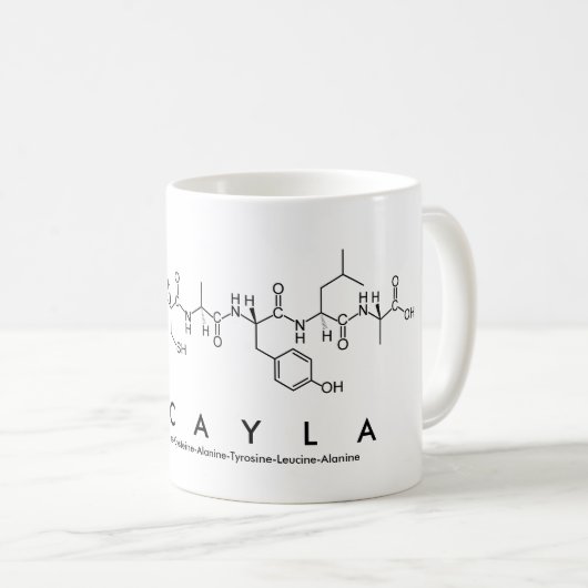 Tasse des Micayla-Peptids (VorderseiteRechts)