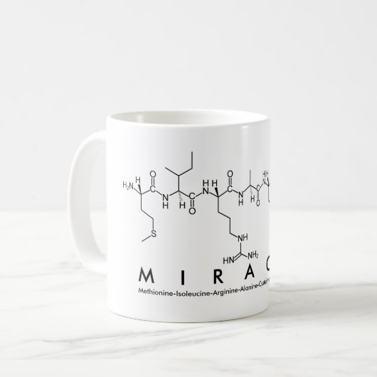 Tasse des Miracle-Peptids (Vorderseite Links)