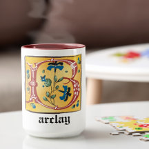 Tasse des mittelalterlichen blorbeleuchteten Buchs