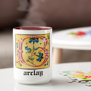 Tasse des mittelalterlichen blorbeleuchteten Buchs