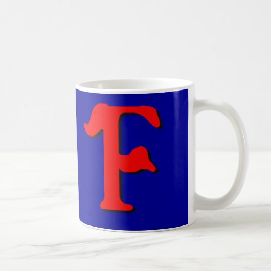 Tasse des Monogramm-F (Rechts)