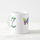 Tasse des Monogramm-Z (Vorderseite Links)