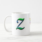 Tasse des Monogramm-Z (Links)