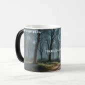 Tasse des Moonlit Forest Path - Suchen Sie Ihren W (Vorderseite Links)
