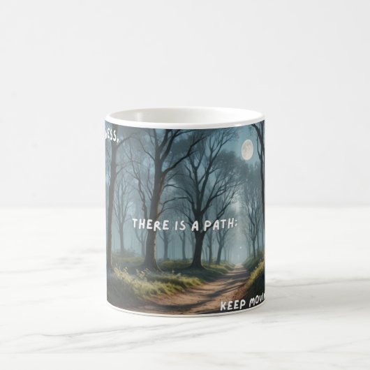 Tasse des Moonlit Forest Path - Suchen Sie Ihren W (Mittel)