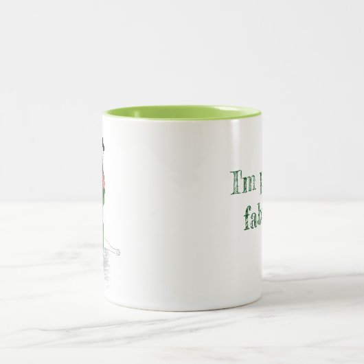 Tasse des Mops: Pugging Fabelhafte Zwei-Tone-Kaffe (Mittel)