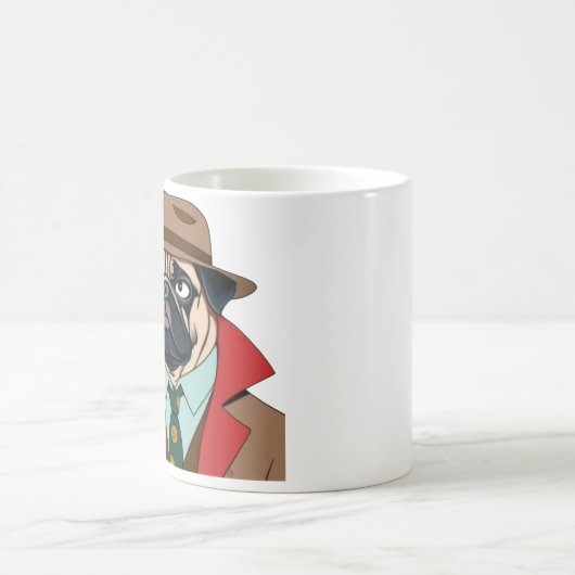 Tasse des Mops rauchen (Mittel)