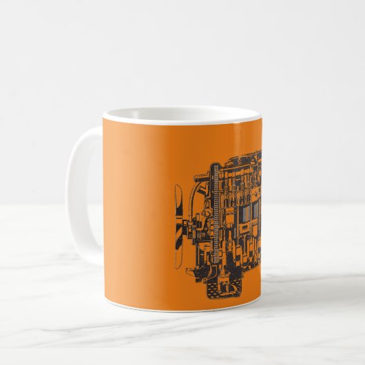 Tasse des Motor-OM617 (Vorderseite Links)