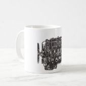 Tasse des Motor-OM617 (Vorderseite Links)