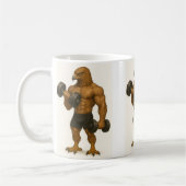 Tasse des Muskeladlers - Starker Adlerkaffee (Links)