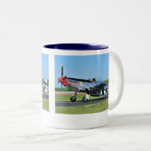 Tasse des Mustangs P-51 (VorderseiteRechts)