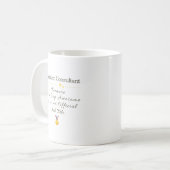 Tasse des Mutterleibberaters - Geschenk für eine l (Vorderseite Links)