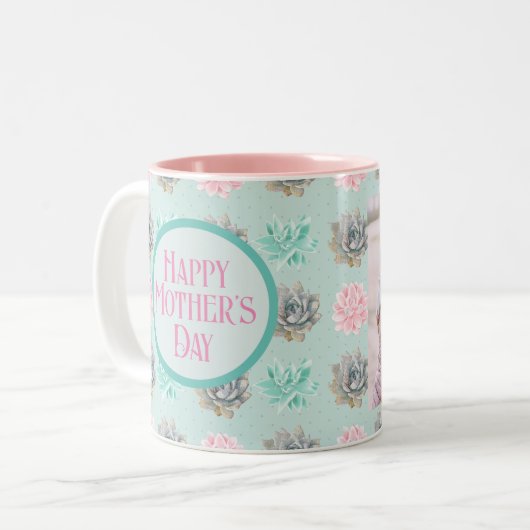 Tasse des Muttertagskaffees, kundenspezifisch (Vorderseite Links)