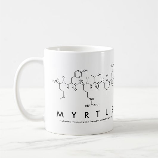Tasse des Myrtle-Peptids (Links)