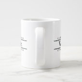 Tasse des Namens personalisieren - Ändern des Name (Rückseite)