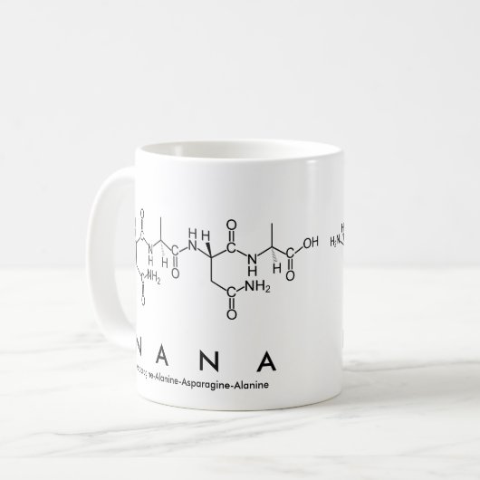 Tasse des Nana-Peptids (Vorderseite Links)