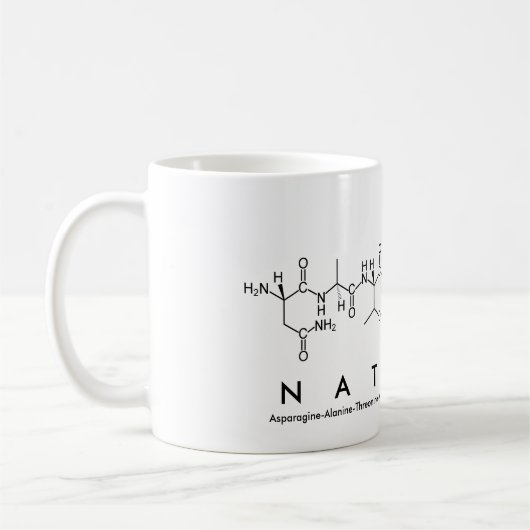 Tasse des Natalee-Peptids (Links)