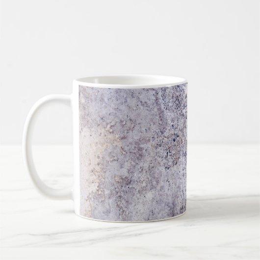 Tasse des Natursteinmusters (Links)