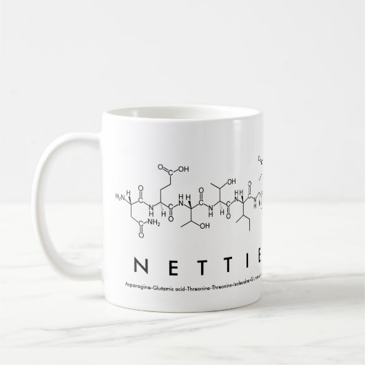 Tasse des Nettie-Peptids (Links)