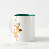 Tasse des niedlichen Cartoon (Vorderseite Links)