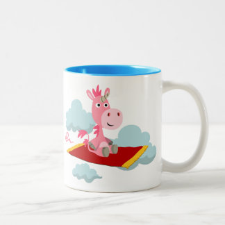 Tasse des niedlichen Cartoon Unicorns magischer Te