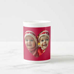 Tasse des niedlichen Herzens Foto