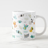 Tasse des niedlichen Hundebüts, farbiger Tierkaffe (Rechts)