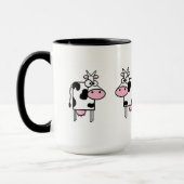 Tasse des niedlichen Kuh-Cartoon (Links)