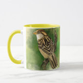 Tasse des niedlichen Vogel-Kaffees (Links)