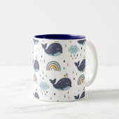 Tasse des niedlichen Whale Kid (VorderseiteRechts)