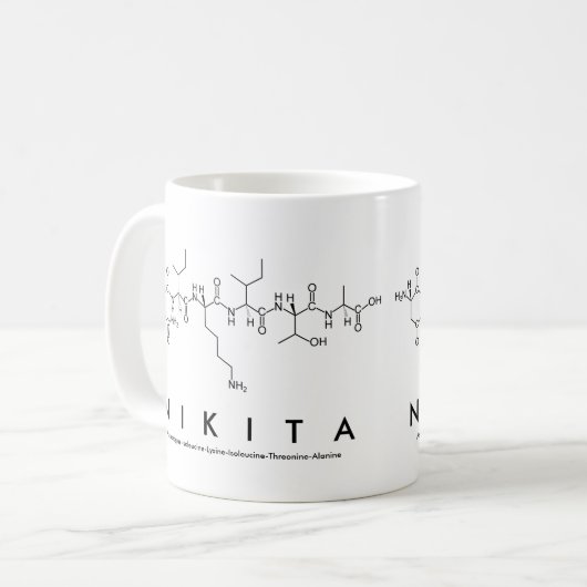 Tasse des Nikita Peptids (Vorderseite Links)