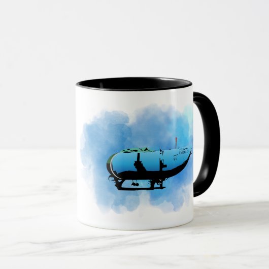 Tasse des "Ocean gate titan U-Boot" (VorderseiteRechts)