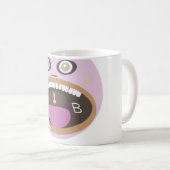 Tasse des offenen Cartoon (VorderseiteRechts)