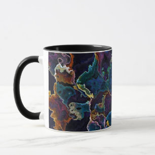 Tasse des Ölteppichs