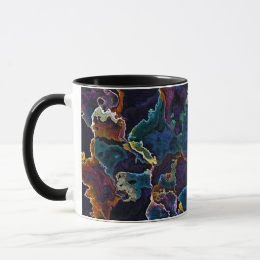 Tasse des Ölteppichs (Links)