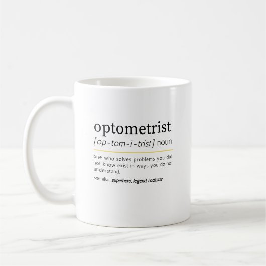 Tasse des Optometristen. (Links)