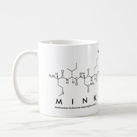 Tasse des Peptids (Links)