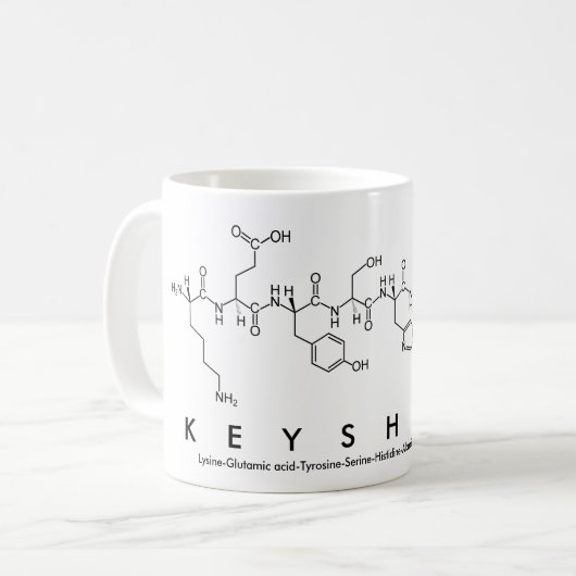Tasse des Peptids (Vorderseite Links)