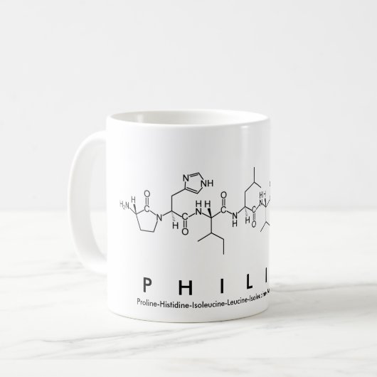 Tasse des Peptids (Vorderseite Links)