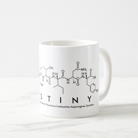 Tasse des Peptids (VorderseiteRechts)