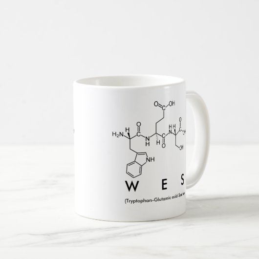 Tasse des Peptids (VorderseiteRechts)
