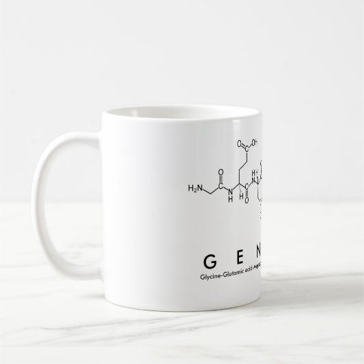 Tasse des Peptids (Links)