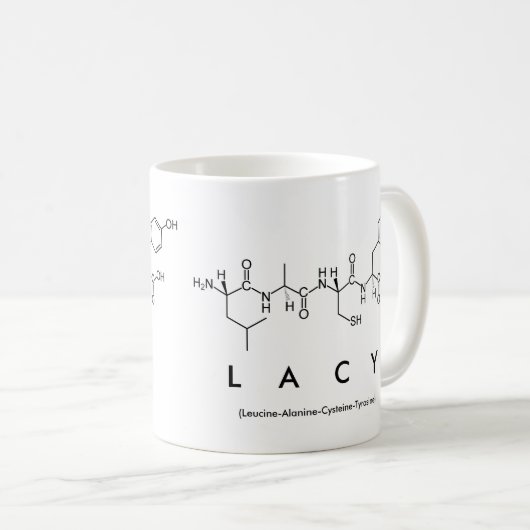 Tasse des Peptids (VorderseiteRechts)
