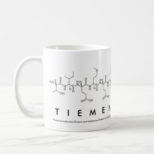 Tasse des Peptids (Links)