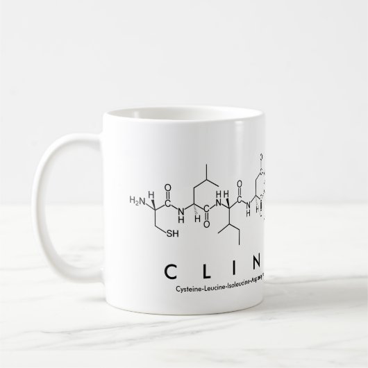 Tasse des Peptids (Links)